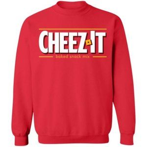 Kellogg's Cheez It Crackers Graphic Printed Long Sleeve Sweatshirt Pullover
